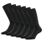 Apollo Merinowollen Sokken Badstof Zool 6-pack Antraciet