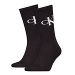 Calvin Klein Sokken Heren Monogram 2-pack Zwart