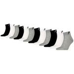 HEAD Quartersokken Training 12-pack Grijs / Wit / Zwart