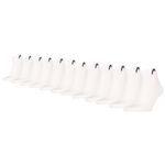 HEAD Quartersokken Training 12-pack Wit