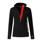 KOU Sportswear Skipully Dames Je T'aime Kou Zwart / Rood