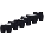 Puma Boxershorts Everyday Placed Logo 6-pack Black / Black