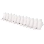 Puma Quarter Sokken Plain 12-pack Wit