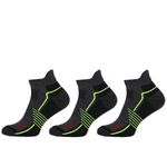 STAPP Wandelsokken Sneaker Active Outdoor Bamboe 3-pack Donkergrijs