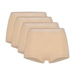 Ten Cate Basics Organic Cotton Stretch Short 4-pack Beige
