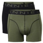 Vinnie-G Boxershorts 2-pack Black / Forest Green