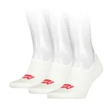 Levi's  Footie High Rise Batwing Logo White 3-Pack