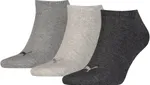 Puma Sneakersokken 3-Pack Antraciet Melange