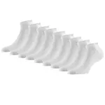 Apollo Sneakersokken Basic Bamboo Wit 9-pack