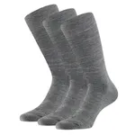 Apollo Merinowollen Sokken Badstof Zool 3-pack Medium Grey Melange
