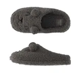 Apollo Pantoffels Dames Teddy Bear Antraciet