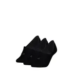 Calvin Klein Footies Dames Mid Cut 3-pack Zwart