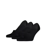 Calvin Klein Footies Heren Mid Cut 3-pack Zwart