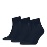 Calvin Klein Quartersokken Heren 3-pack Navy