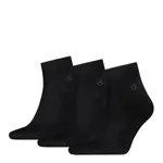 Calvin Klein Quartersokken Heren 3-pack Zwart
