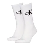Calvin Klein Sokken Heren Monogram 2-pack Wit