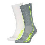 HEAD Sportsokken Performance 2-pack Grey Melange / Wit
