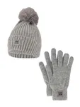 Heatkeeper Dames Winter Set - Muts + Handschoenen - Grey