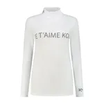 KOU Sportswear Thermoshirt Dames Je T'aime Kou Wit