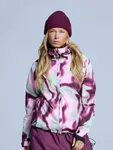 Poederbaas Ski-jas Dames Arty 2L Insulated Tie Dye Pink Multi