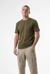 Poederbaas Outdoor T-Shirt Heren SOLX Merinowol Olive Green
