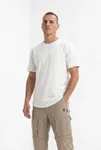Poederbaas Outdoor T-Shirt Heren SOLX Merinowol Off White