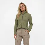 Poederbaas Outdoor Vest Dames Waffle Jacket Olive Green