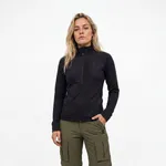 Poederbaas Outdoor Vest Dames Waffle Jacket Zwart
