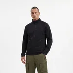 Poederbaas Outdoor Vest Heren Waffle Jacket Zwart