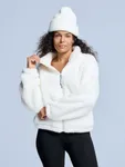 Poederbaas Fluffy Jacket Dames Four Seasons Off White