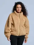 Poederbaas Fluffy Jacket Dames Four Seasons Warm Sand