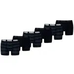 Puma Boxershorts Everyday Heritage Stripe 6-pack Black / Black