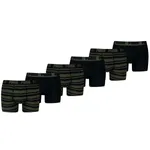 Puma Boxershorts Everyday Heritage Stripe 6-pack Forest Night Tonal