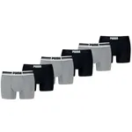 Puma Boxershorts Everyday Placed Logo 6-pack Grey Melange / Black