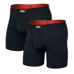 SAXX Boxershorts Multi-Sport Mesh - 2-pack- Full Tilt Chevron / Black