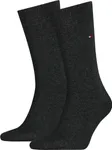 Tommy Hilfiger Sokken Classic Heren 2-pack Antraciet Melange
