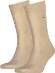 Tommy Hilfiger Sokken Classic Heren 2-pack Light Beige Melange