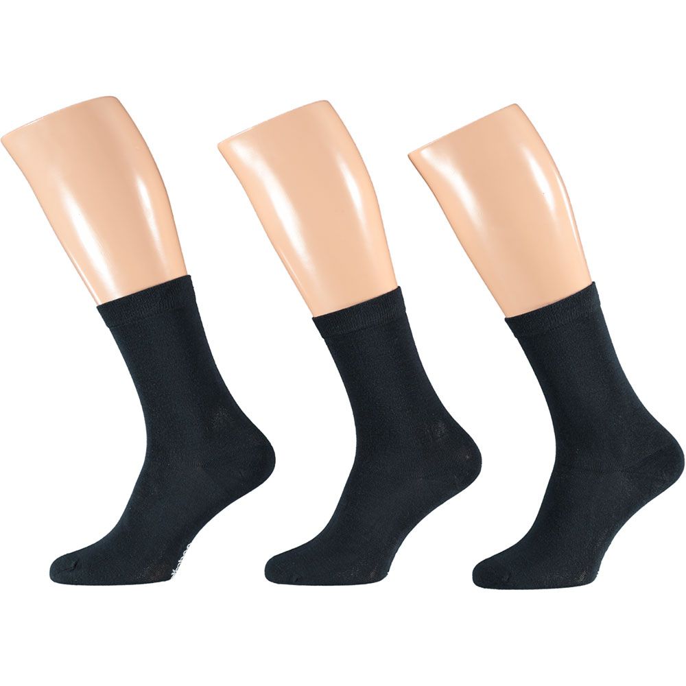 Apollo Sokken Basic Bamboo Navy 3-pack