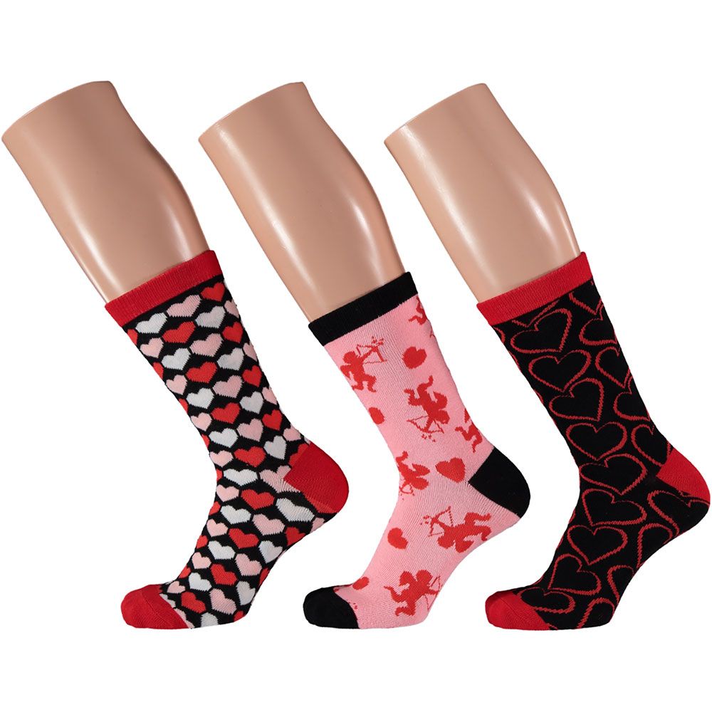 Apollo Valentijn Cadeau Sokken Giftbox Cupid Hearts Dames met gratis wenskaart