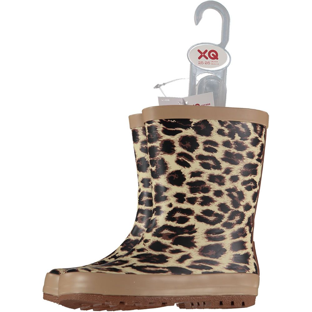 XQ Kinder Regenlaarzen Printed Panter Print