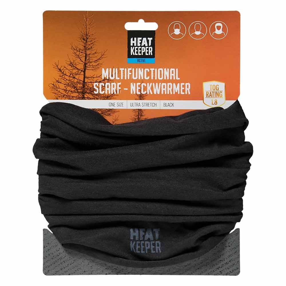 Heatkeeper Multifunctionele Sjaal/Nekwarmer Zwart