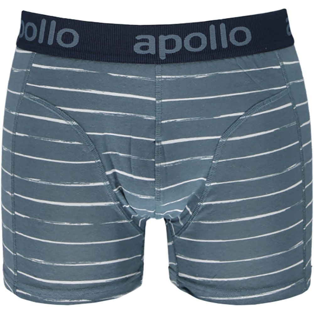 Apollo Boxershorts Heren Blue / Green Print 3-pack
