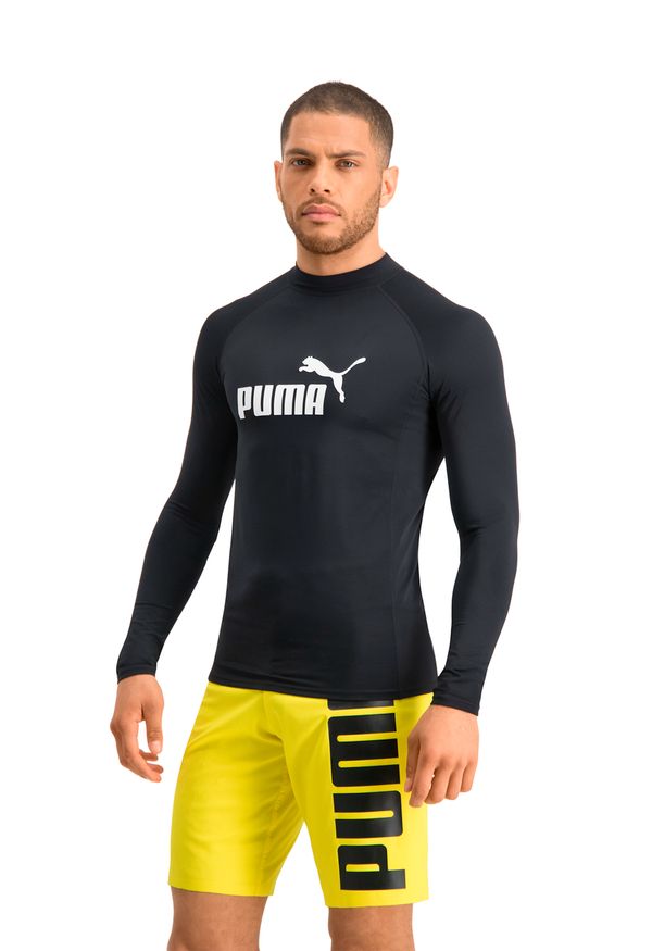 Puma Long Sleeve Rash Guard Heren Zwart