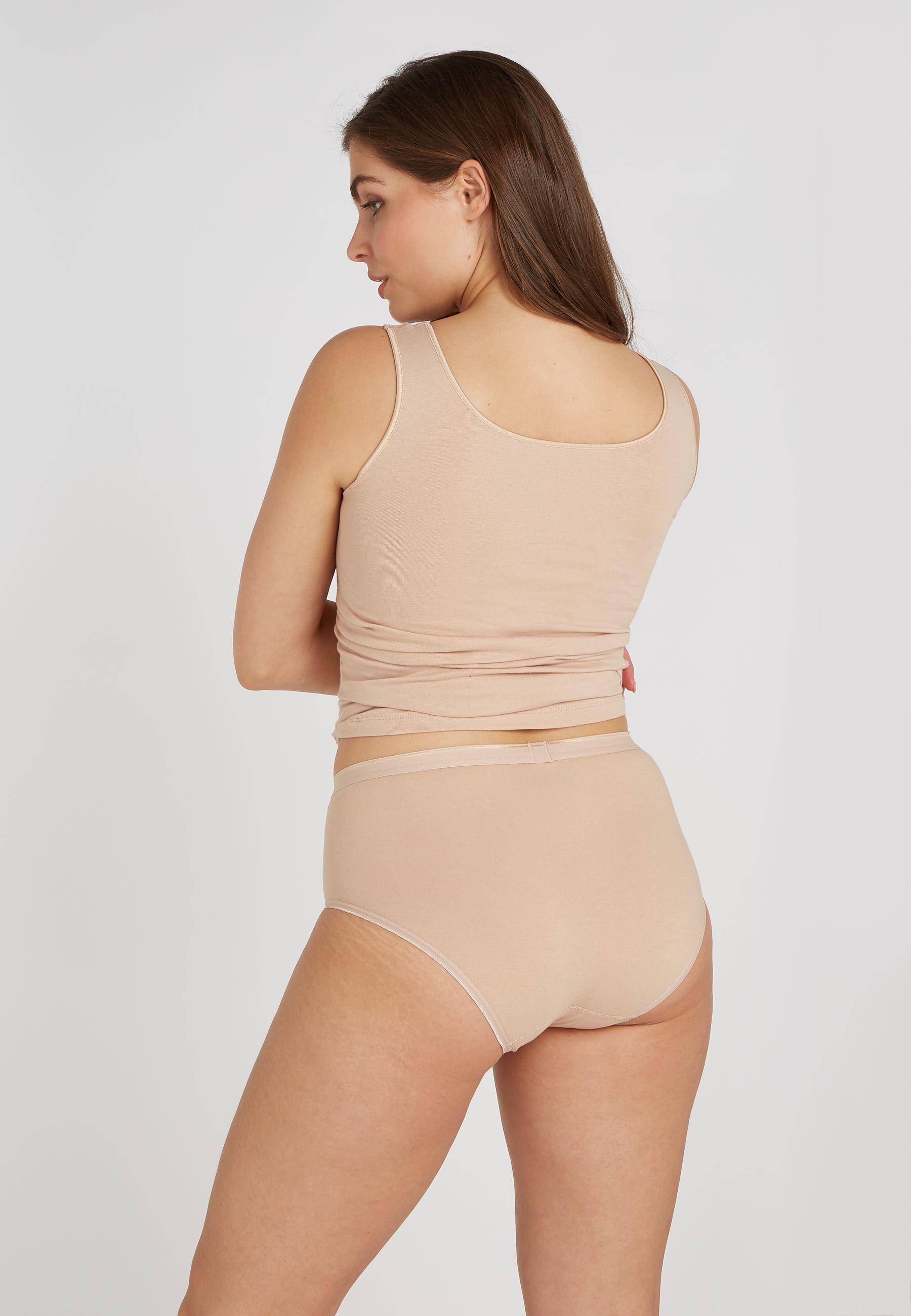 Ten Cate Basics Midi Slip 4-pack Beige