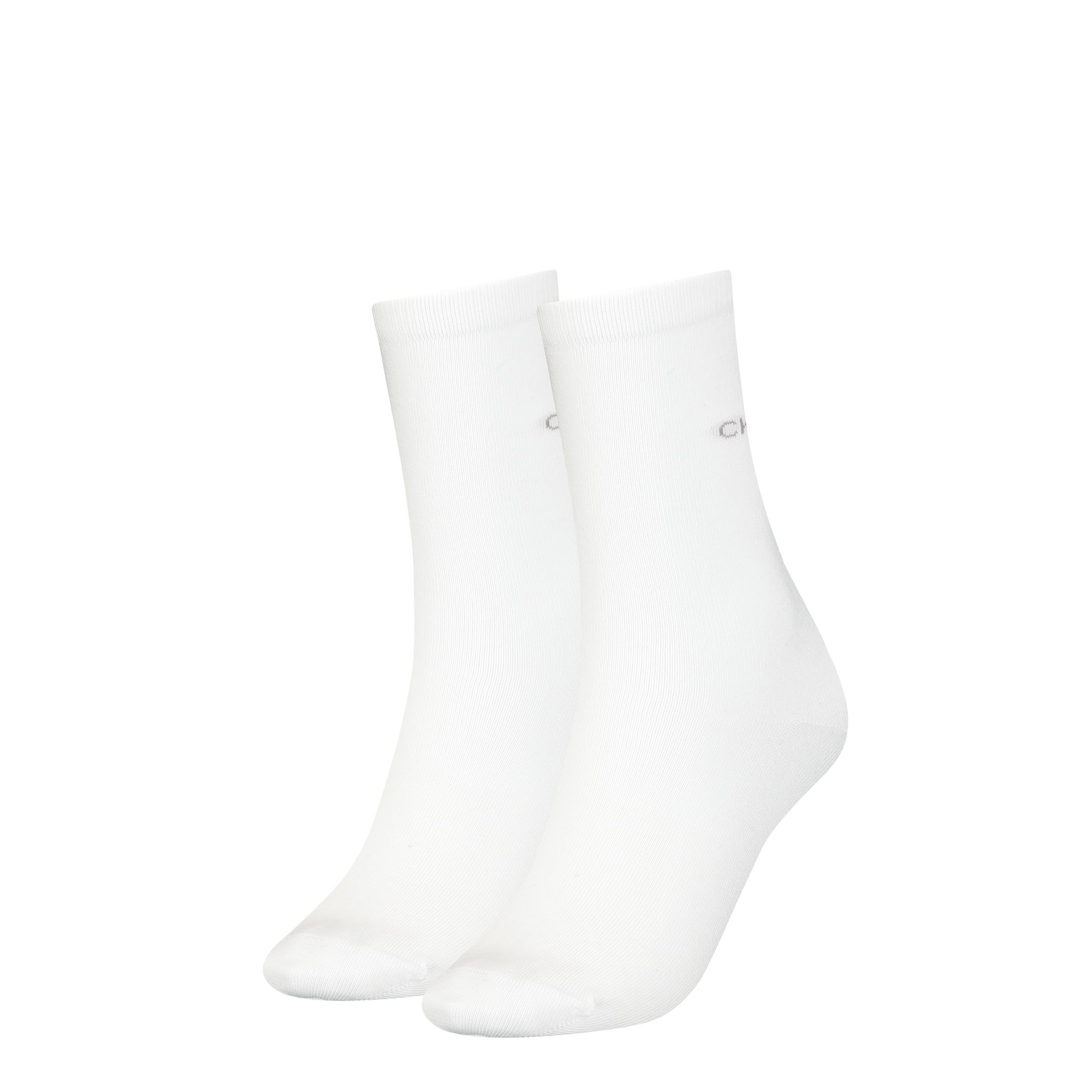 Calvin Klein Dames Sokken Classic 2-pack Wit