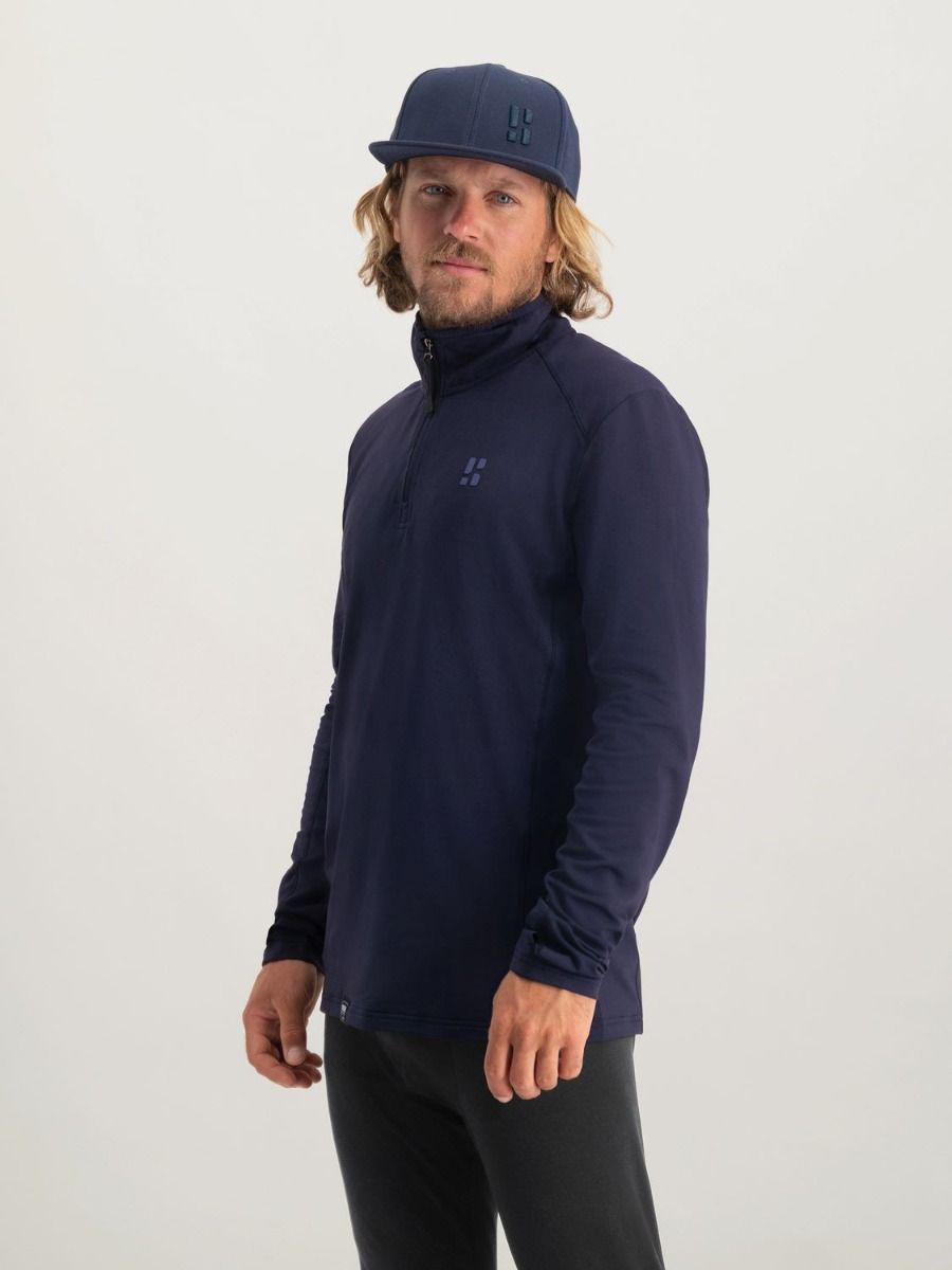 Poederbaas Midlayer Pully Heren Four Seasons Lightweight Navy