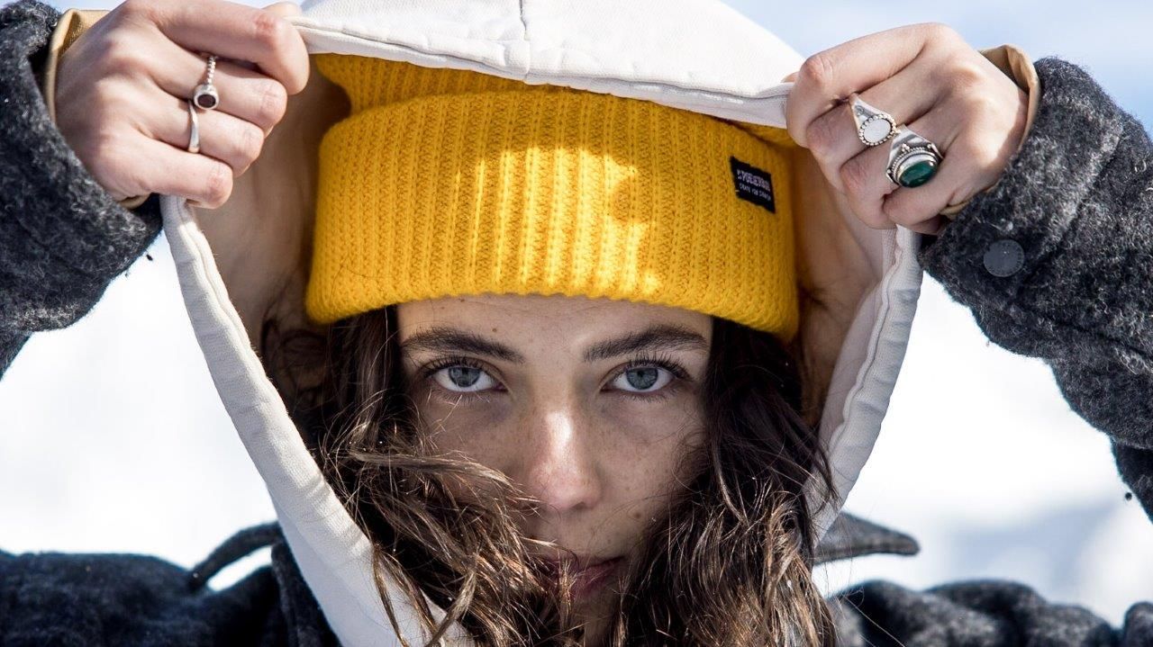 Poederbaas Muts Royal Rib Beanie Yellow