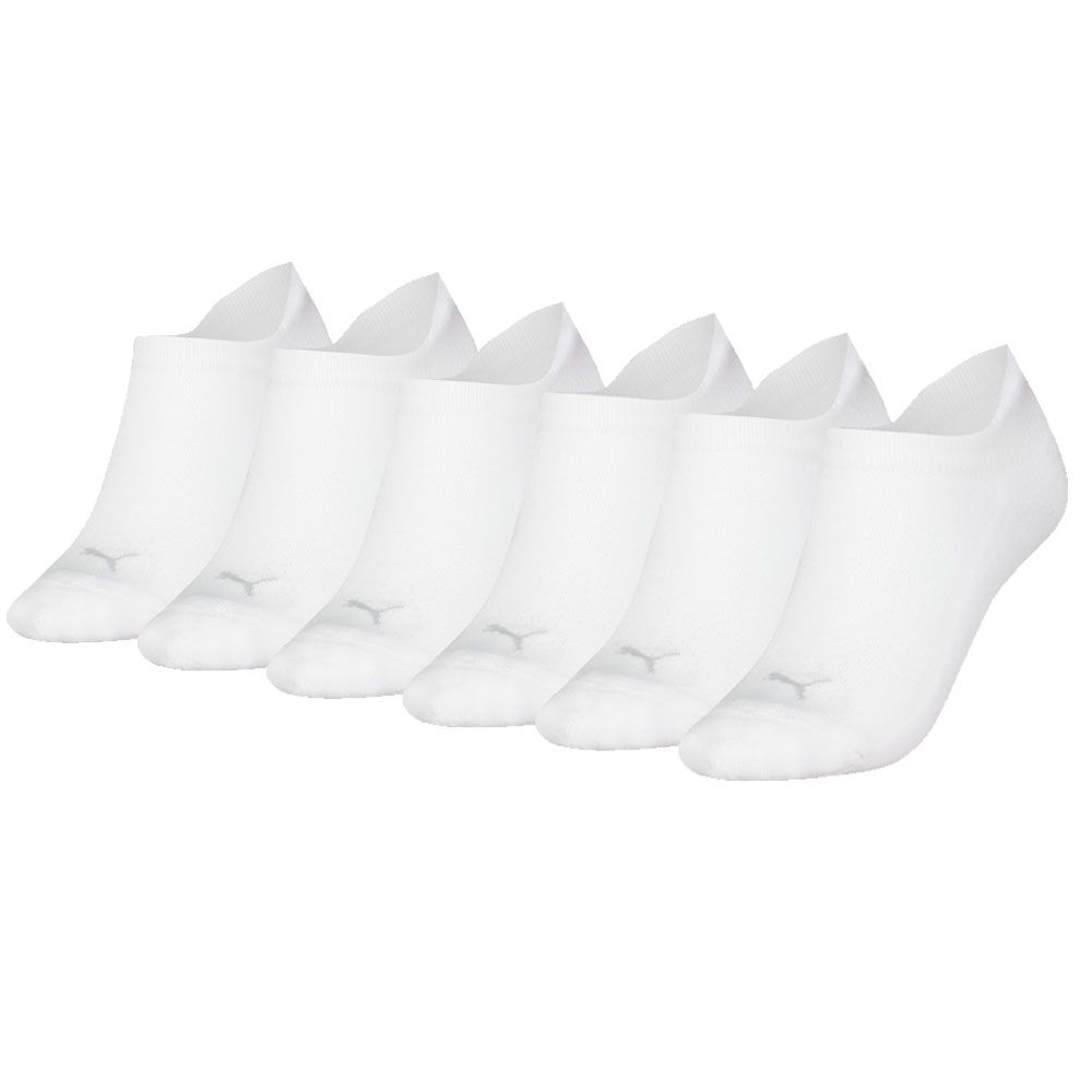 Puma Sneakersokken Dames Cushioned 6-pack Wit
