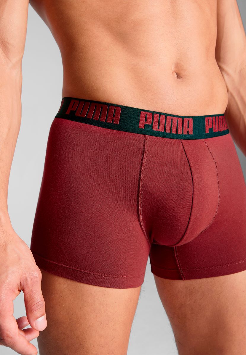 Puma Boxershorts Basic 2-pack Burgundy