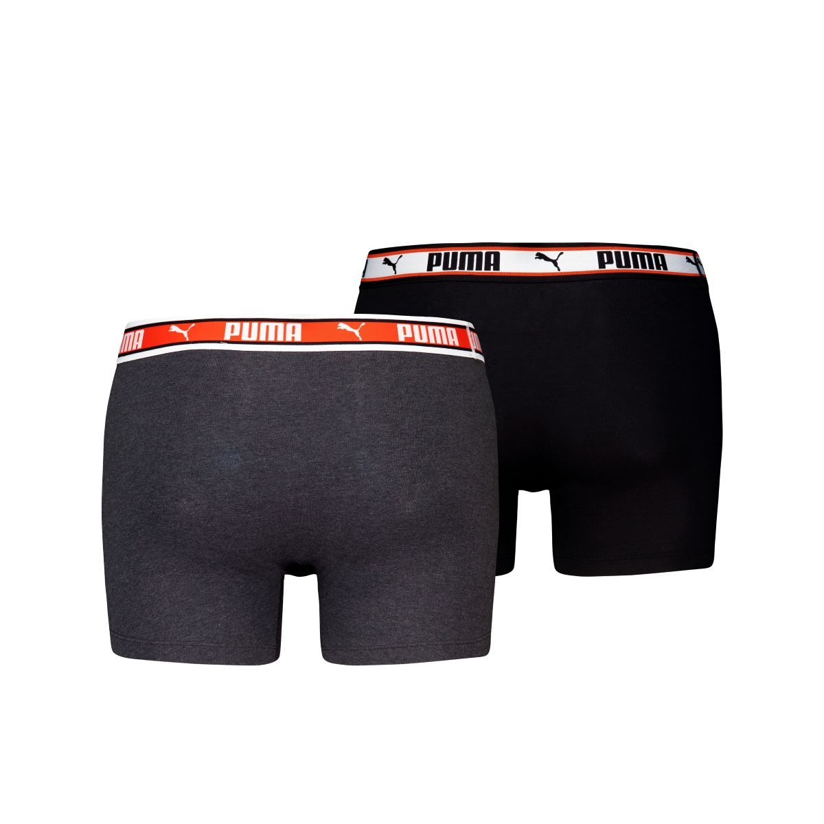 Puma Boxershorts Dual Logo 2-pack Black/Red